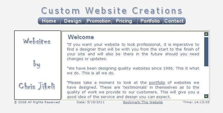

Custom Website Creations.